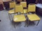Set of 4 Heavy Duty Cushioned Back & Seat Stacking Chairs