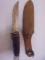 Vintage Official Knife of The Boy Scouts of America w/ Leather Sheafe