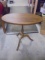 Vintage Solid Wood Tilt Top Side Table