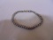 Ladies 7in Sterling Silver Braclet w/ Stones