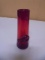 Blenko Hand Blown Ruby Art Glass Vase