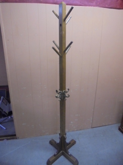 Beautiful Solid Wood Hall Tree