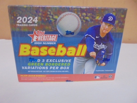 Sealed Box of Topps 2024 Heritage High Number Baseball Cards