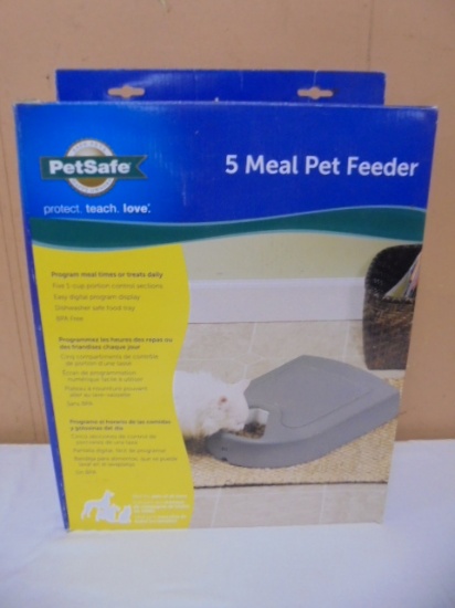 Pet Safe 5 Meal Programable Pet Feeder