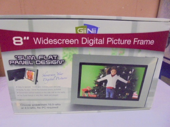 GiiNii 8" Widescreen Digital Picture Frame