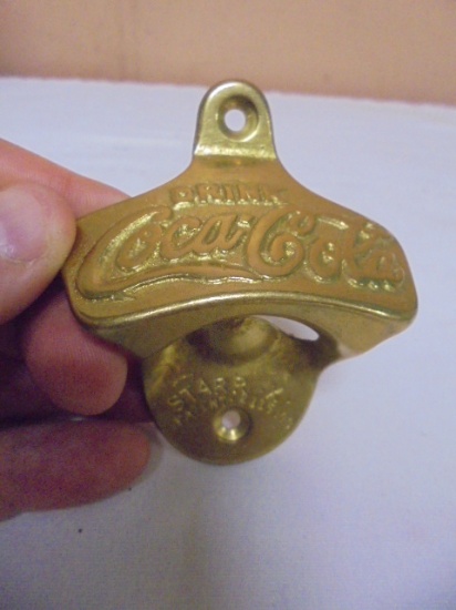 Brass Starr-X-Coca-Cola Wall Mount Bottle Opener