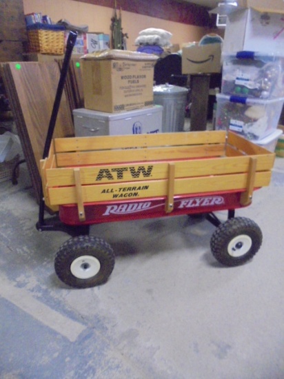 Like New Radio Flyer Steel Stakeside All-Terrain Wagon