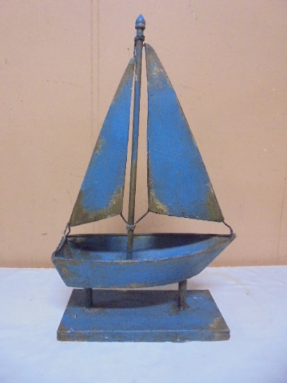 Metal Art Sail Boat