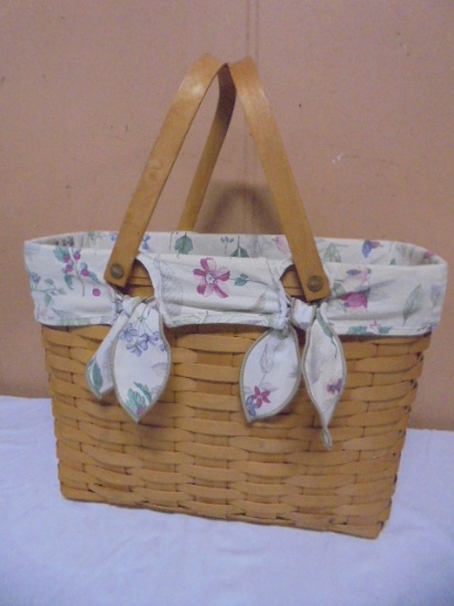 1999 Longaberger Sprint Basket w/ Liner