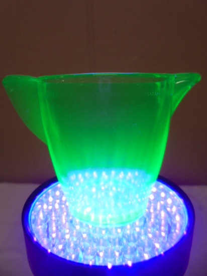 Small Uranium Glass Pitcher