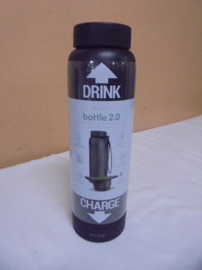 Tylt Bottle 2.0 Hydration Bottle & Power Bank & Wireless Charger