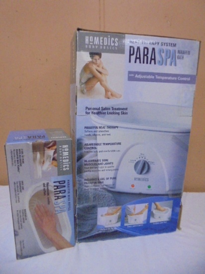 Homedics Paraspa Paraffin Bath w/ Wax Refill