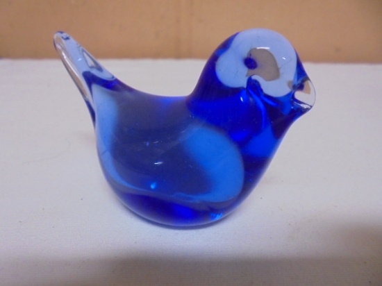 Art Glass Bluebird of Happiness