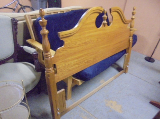 Beautiful Solid Oak Queen Size Headboard