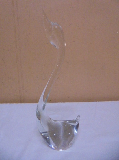 Beautiful Art Glass Swan