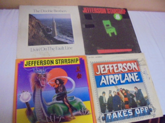 Group of 16 LP Rock Albums