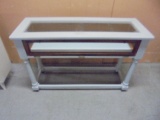 Solid Wood Painted Display Enrtyway/Sofa Table