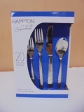 20pc Set of Hampton Forge Stainless Steel Flatware