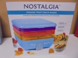 Nostalgia Organic Fruit Snack Maker