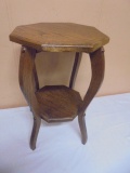 Vintage Solid Oak Stand