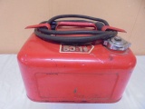 Vintage Quicksilver Metal Outboard Motor Gas Tank