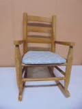 Vintage Woode Child's Rocker