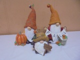 3pc Group of Gnomes