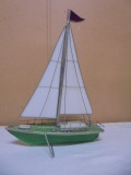 Beautiful Stained Glass Sailboat