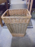 Like New Wicker Hamper