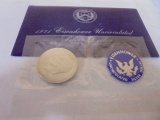1971 Eisenhower Uncirculated Silver Dollar