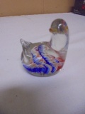 Beautiful Art Glass Bird Paperweight
