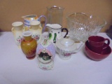 Large Group of Assorted Glassware & Décor Items