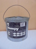 Frabill Stumpy 8qt Galvinized Metal Floating Minnow Bucket