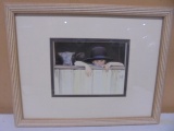 Beautiful Framed & Matted Amish Boy Print