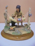 The Native American Heritage Collectiom Little Bluebird's Lulllaby Iroquois Figure