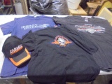 Group of 3 Harley-Davidson T-Shirts & Hat