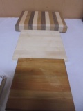 Group of 3 Like New Wooden Cutting Boards