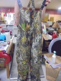Pair of Men's Yukon Gear Insulated Camo Bibs