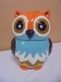 Beautiful Ceramic Owl Cookie Jar
