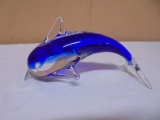 Beautiful Art Glass Dolphin