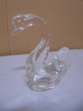 Beautiful Art Crystal Glass Swan