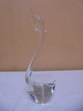 Beautiful Art Glass Swan