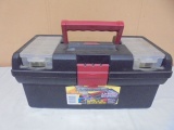Rubbermaid Action Packer 16in Tool Box w/ Top Tray