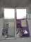 Pair of Stick-on Mirror and Shower Caddy Sets