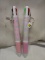 Qty 2 Giant Multi Ink Color Pen/ Keychain approx 10”