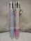Qty 2 Giant Multi Ink Color Pen/ Keychain approx 10”