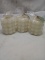 Qty 3 Unscented Bubble Pillar Candle 3.25”