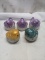 Qty 5 Cement Bird Garden Decor