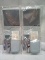 Qty 2 Stick On Mirror & Shower Caddy Set
