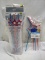 Qty 7 Reusable Straws and Container/ 6 Reusable Star Straws